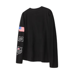 CapCabin Homemade Flag Graphic Long Sleeve Tee
