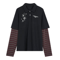 CapCabin Layered Star Polo Tee