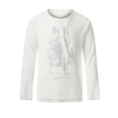 CapCabin Graphic Long Sleeve Henley Tee