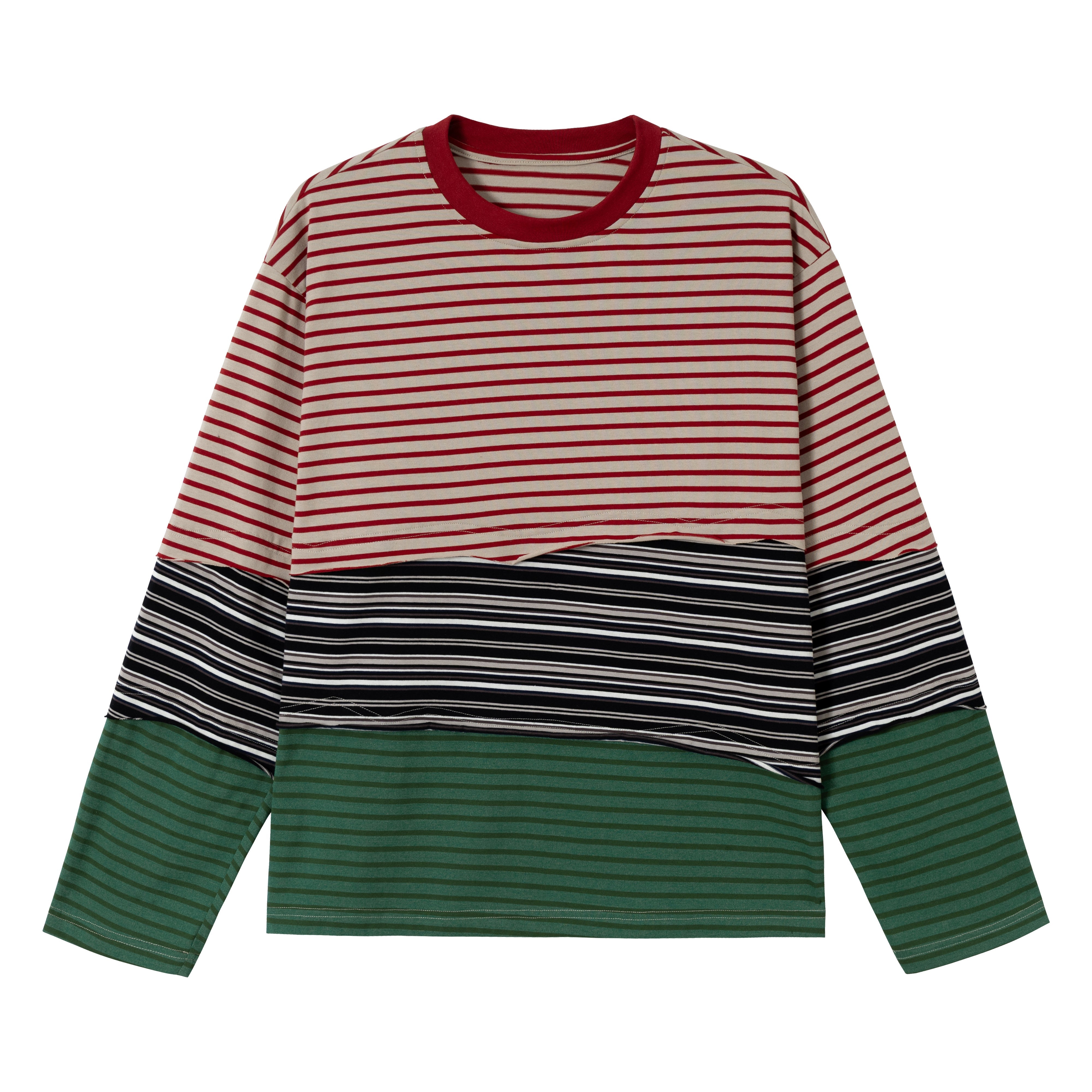 CapCabin Striped Long Sleeve Tee