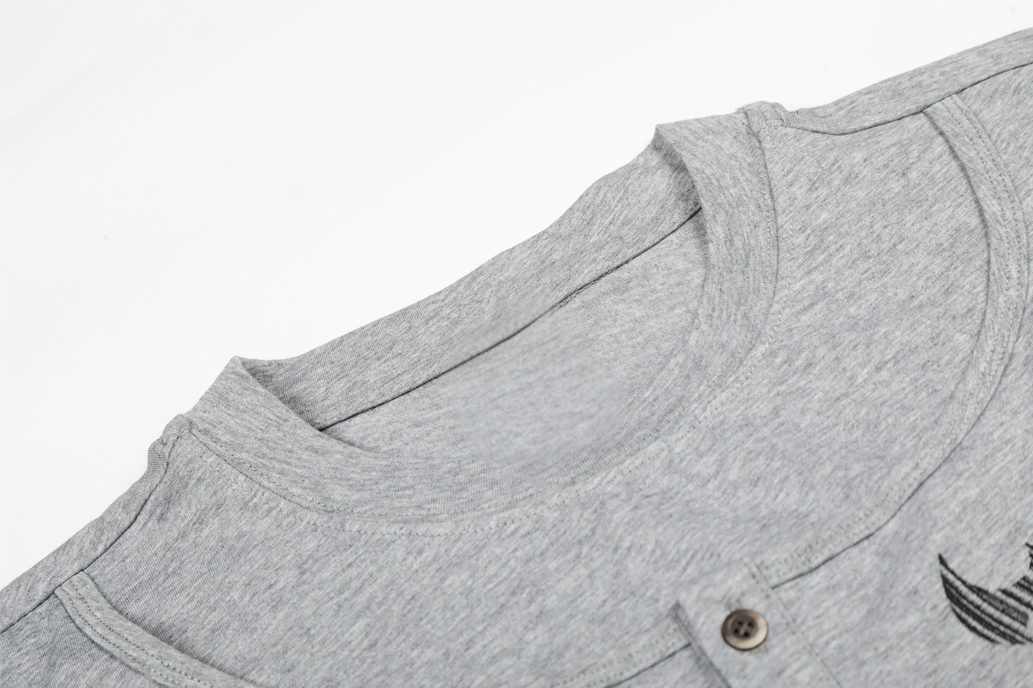CapCabin Graphic Henley Long Sleeve Tee