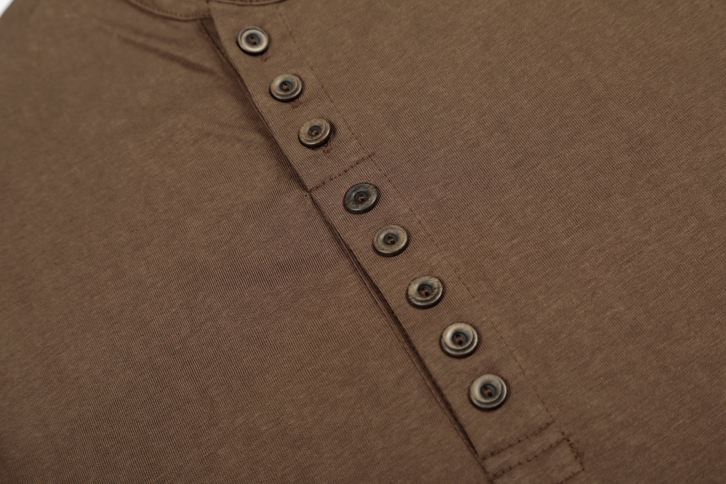 CapCabin Classic Henley Long Sleeve Tee
