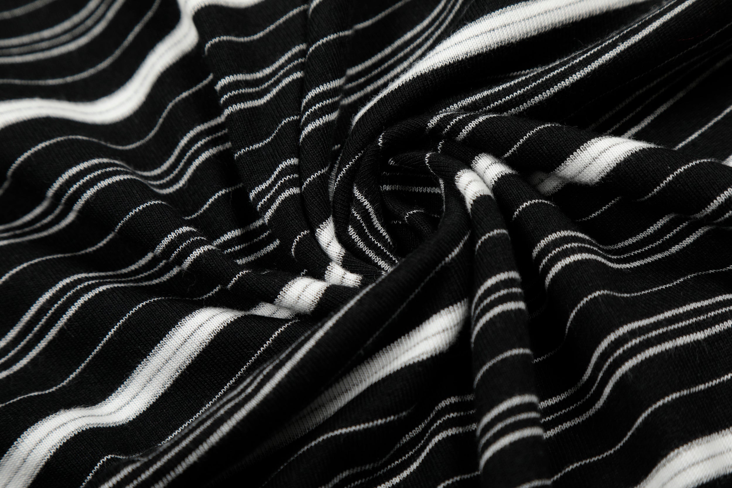 CapCabin Striped Henley Long Sleeve Tee