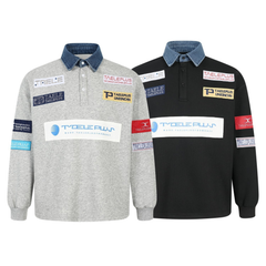 CapCabin Patchwork Polo Sweatshirt