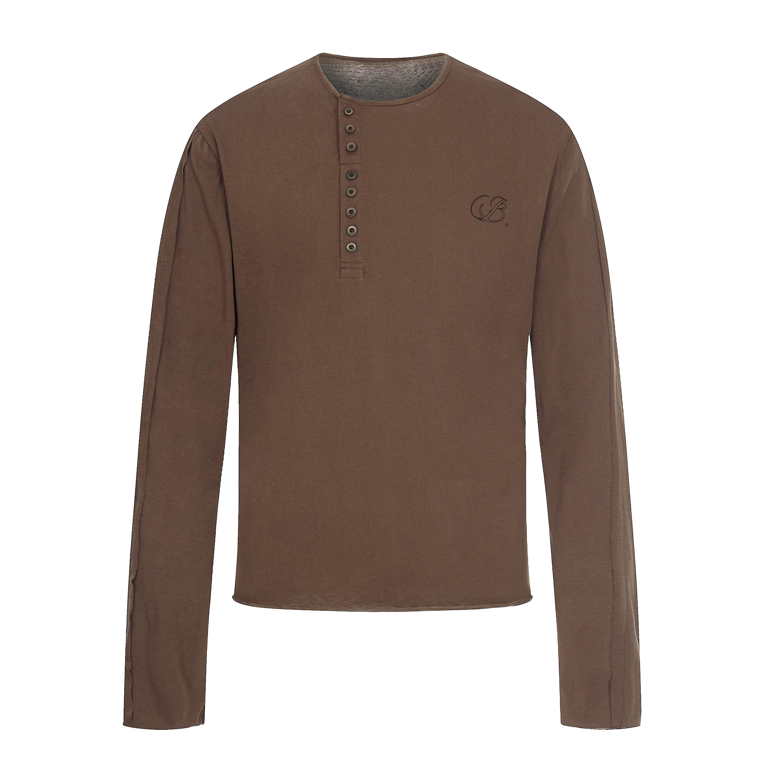 CapCabin Classic Henley Long Sleeve Tee