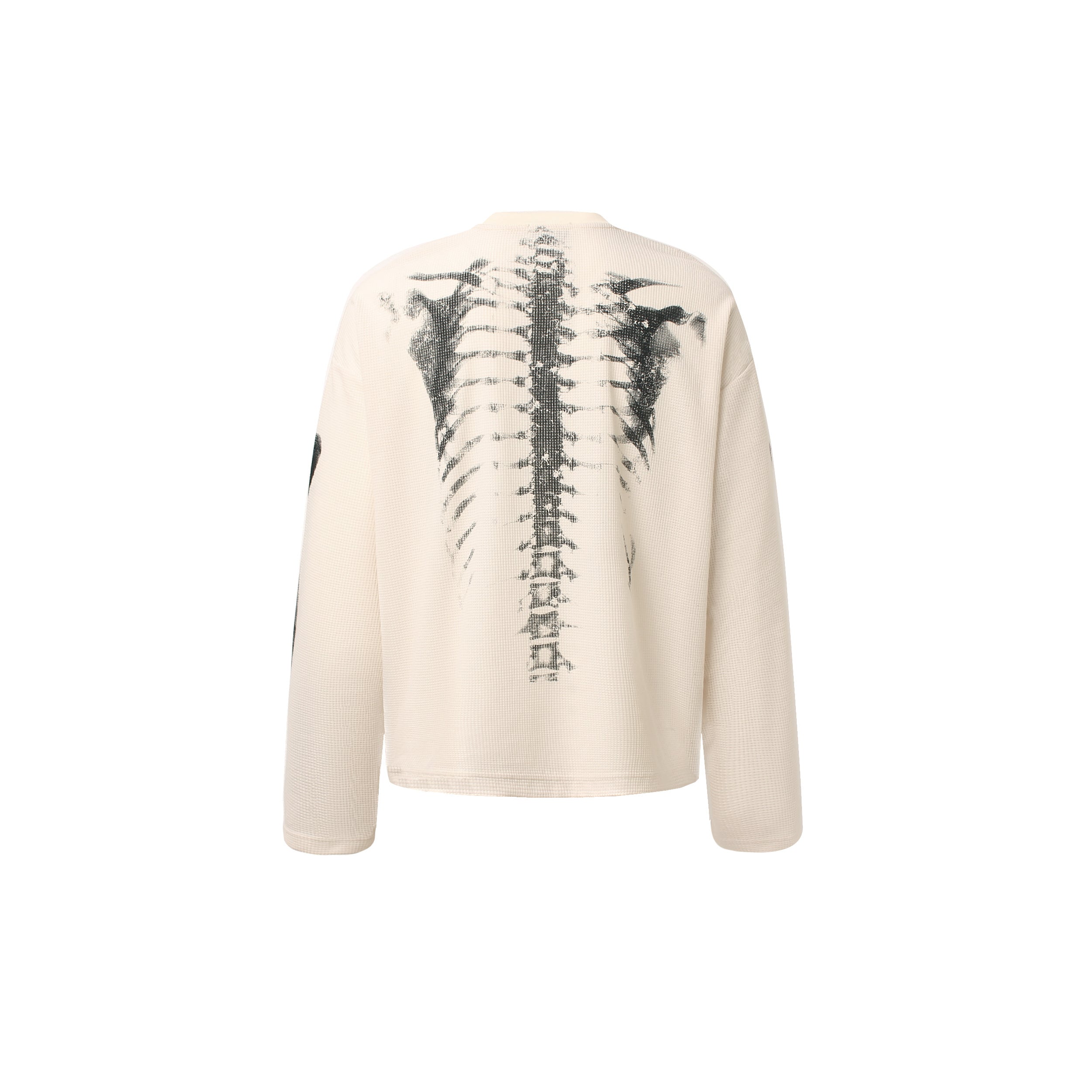 CapCabin Skeleton Print Long Sleeve Tee