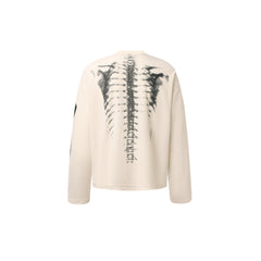 CapCabin Skeleton Print Long Sleeve Tee