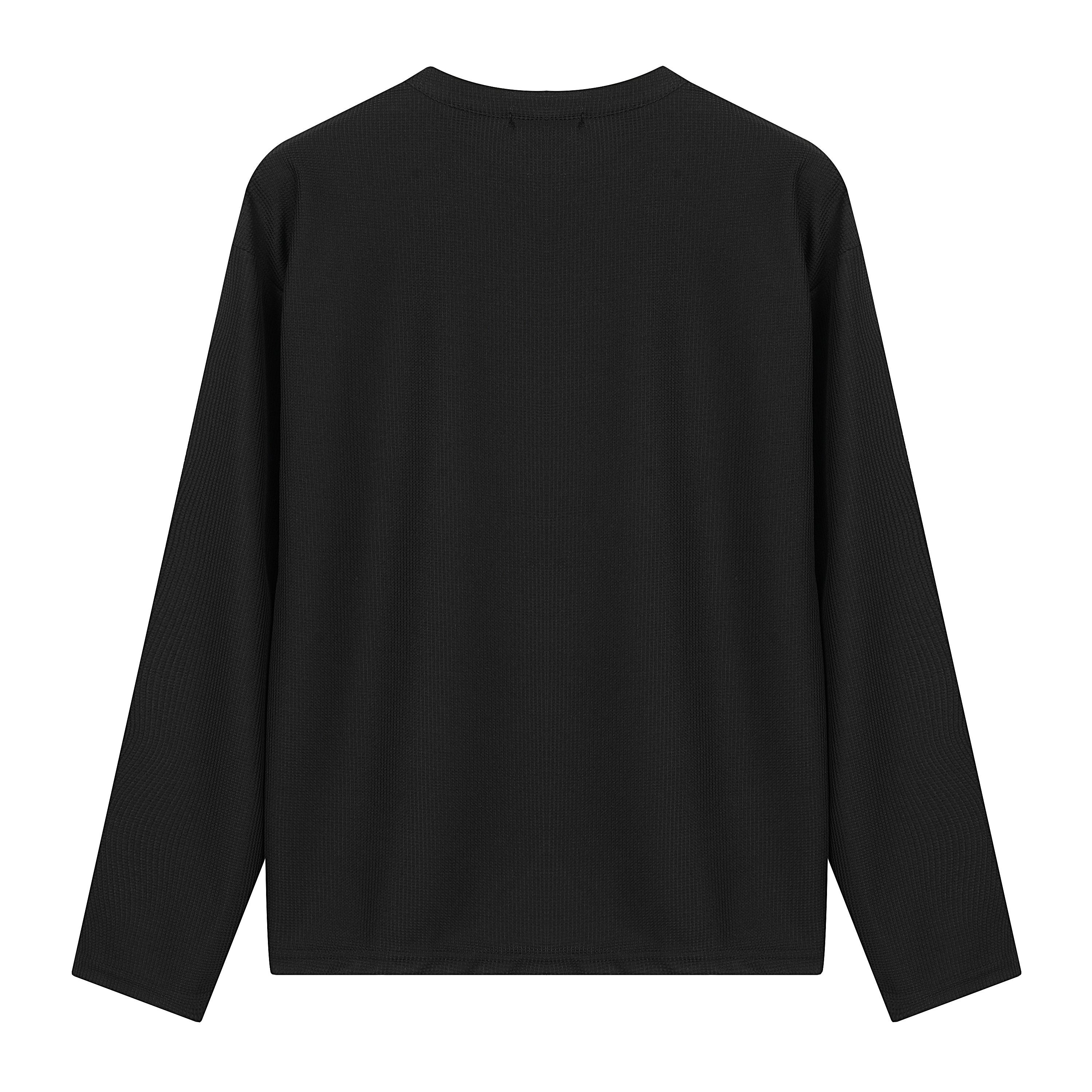 CapCabin Retro Henley Long Sleeve Tee